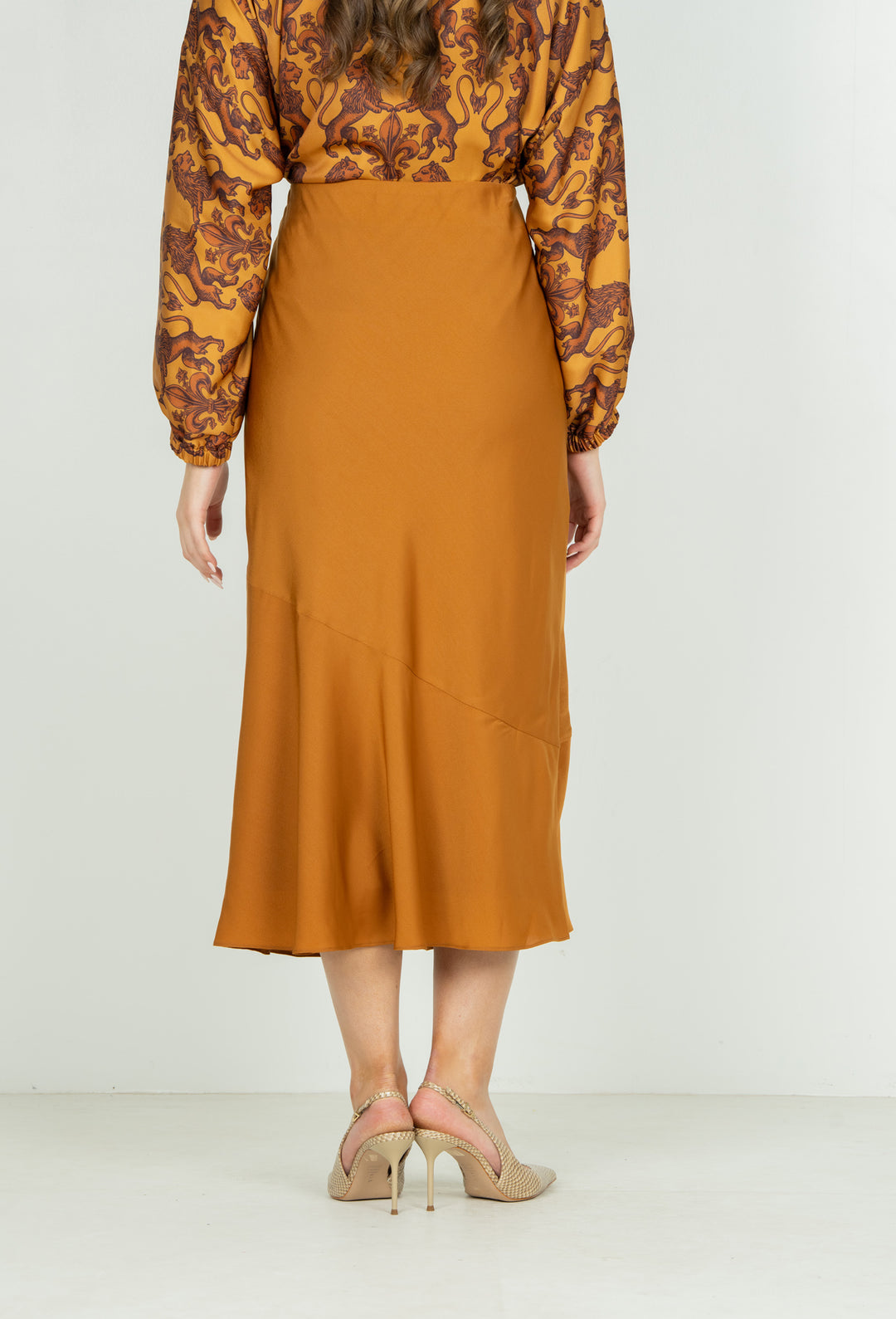 Emily McCarthy Bias Midi Skirt