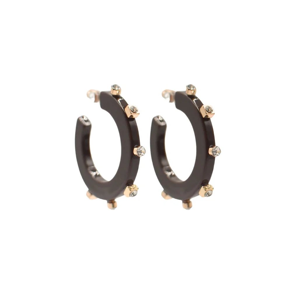 Smith & Co Jewel Design Small City Girl Jewel Hoop - Capri by Sunset & Co.