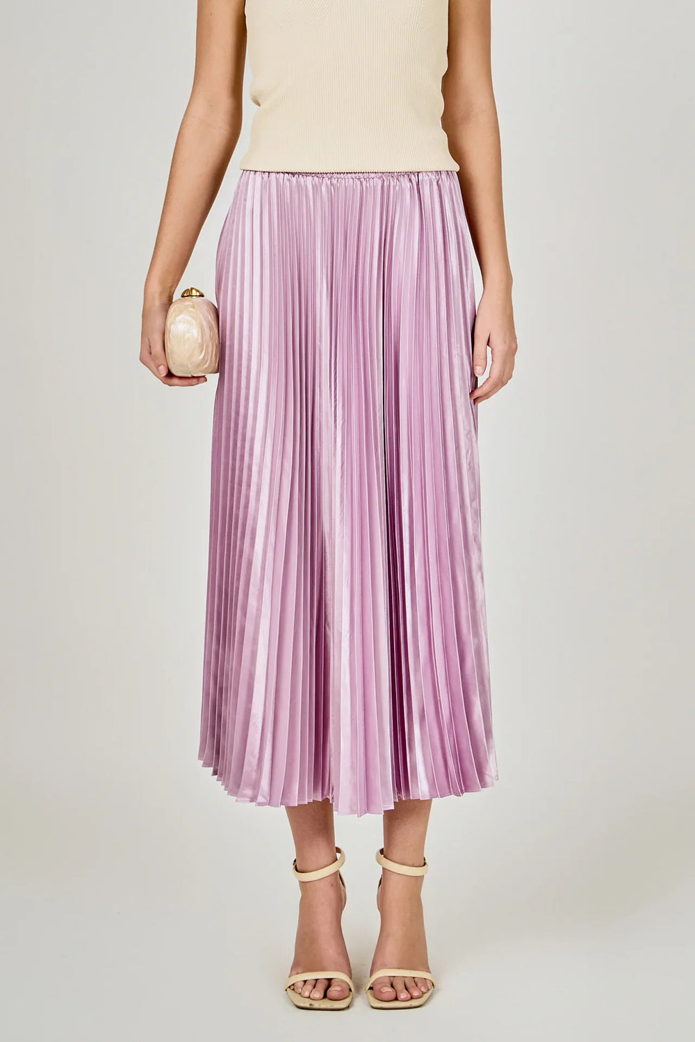 Endless Rose Pleated Skirt - Capri by Sunset & Co.