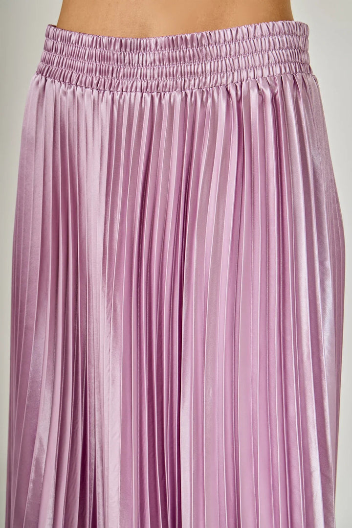 Endless Rose Pleated Skirt - Capri by Sunset & Co.