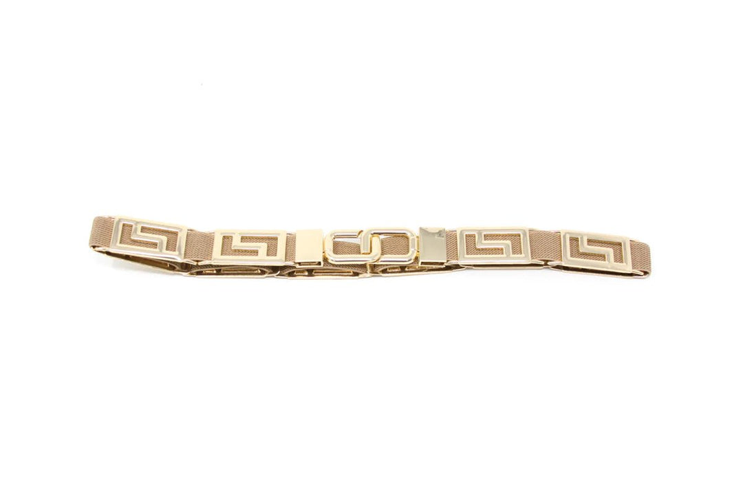 German Fuentes Stretchy Belt - Beige - Capri by Sunset & Co.