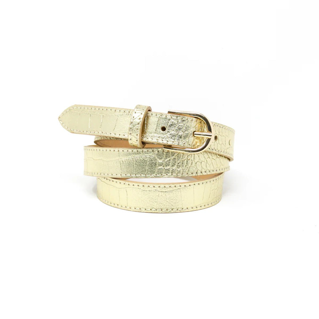 German Fuentes Leather Belt - Capri by Sunset & Co.