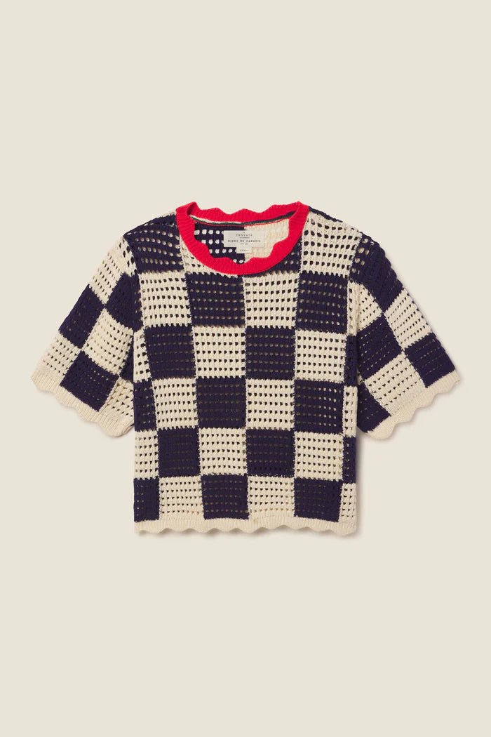 Trovata Jules Sweater T-Shirt - Capri by Sunset & Co.