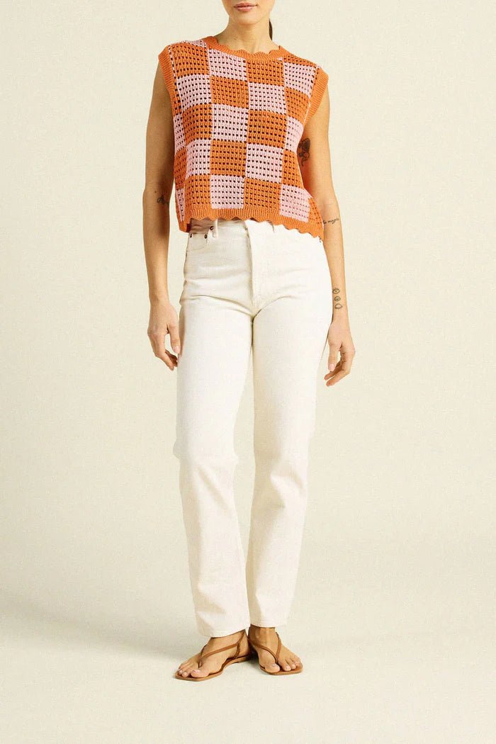 Trovata Bree Sweater Tank - Capri by Sunset & Co.