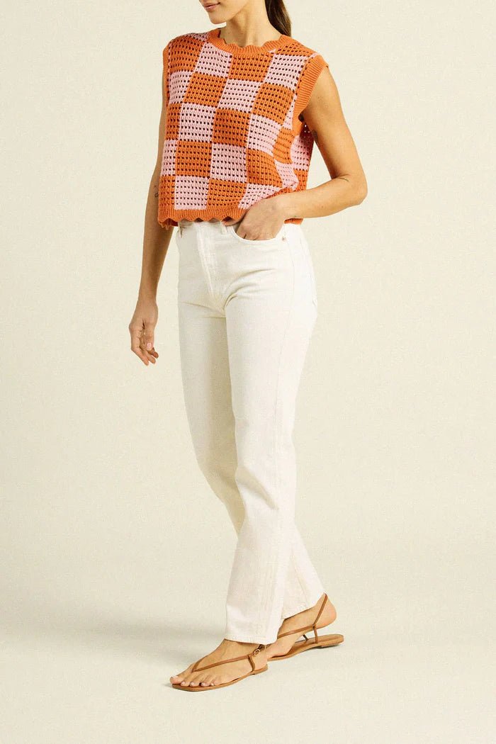 Trovata Bree Sweater Tank - Capri by Sunset & Co.