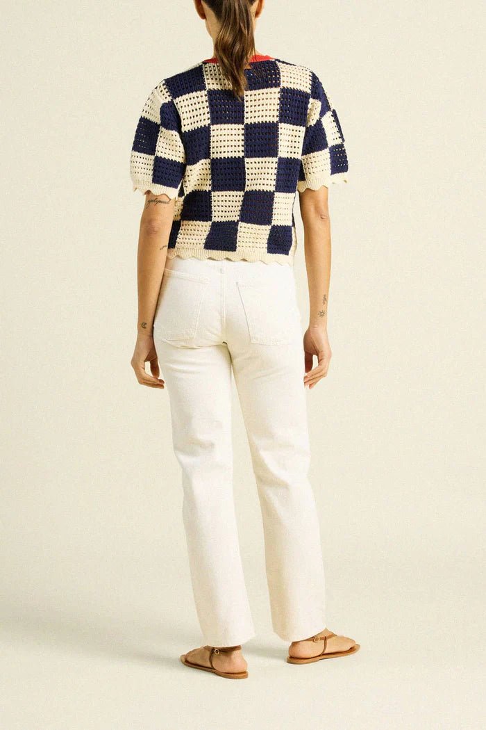 Trovata Jules Sweater T-Shirt - Capri by Sunset & Co.