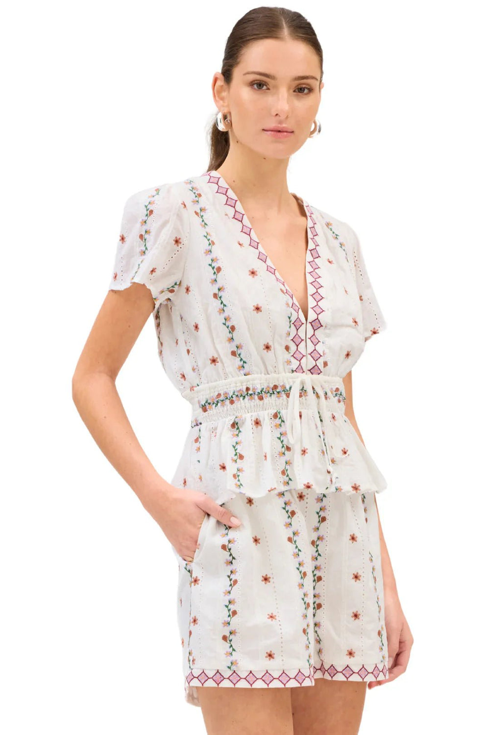 ALLISON New York Cordelia Top - Capri by Sunset & Co.