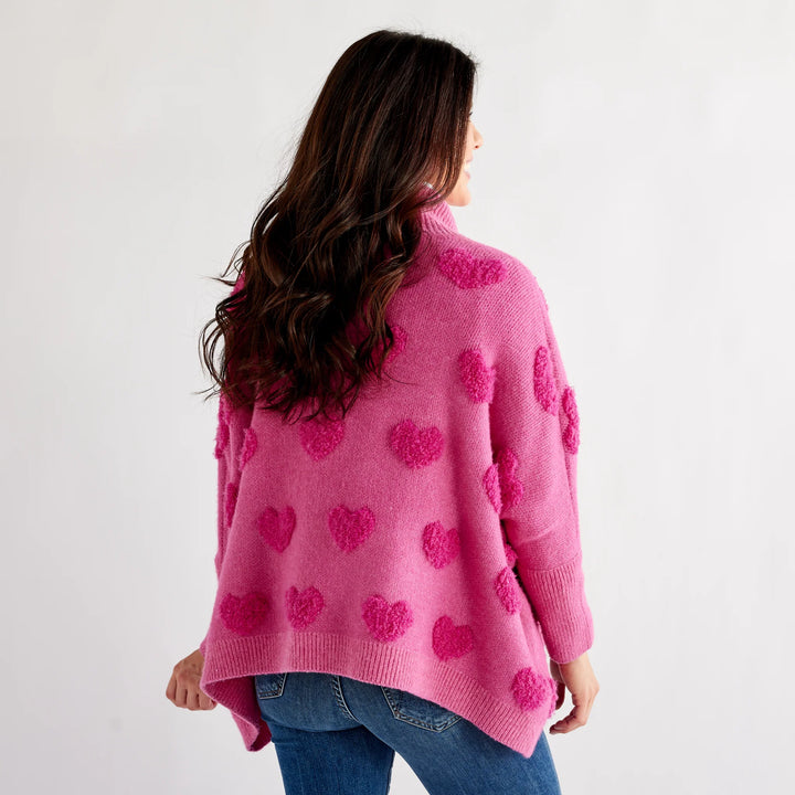 Caryn Lawn Cape Heart Sweater