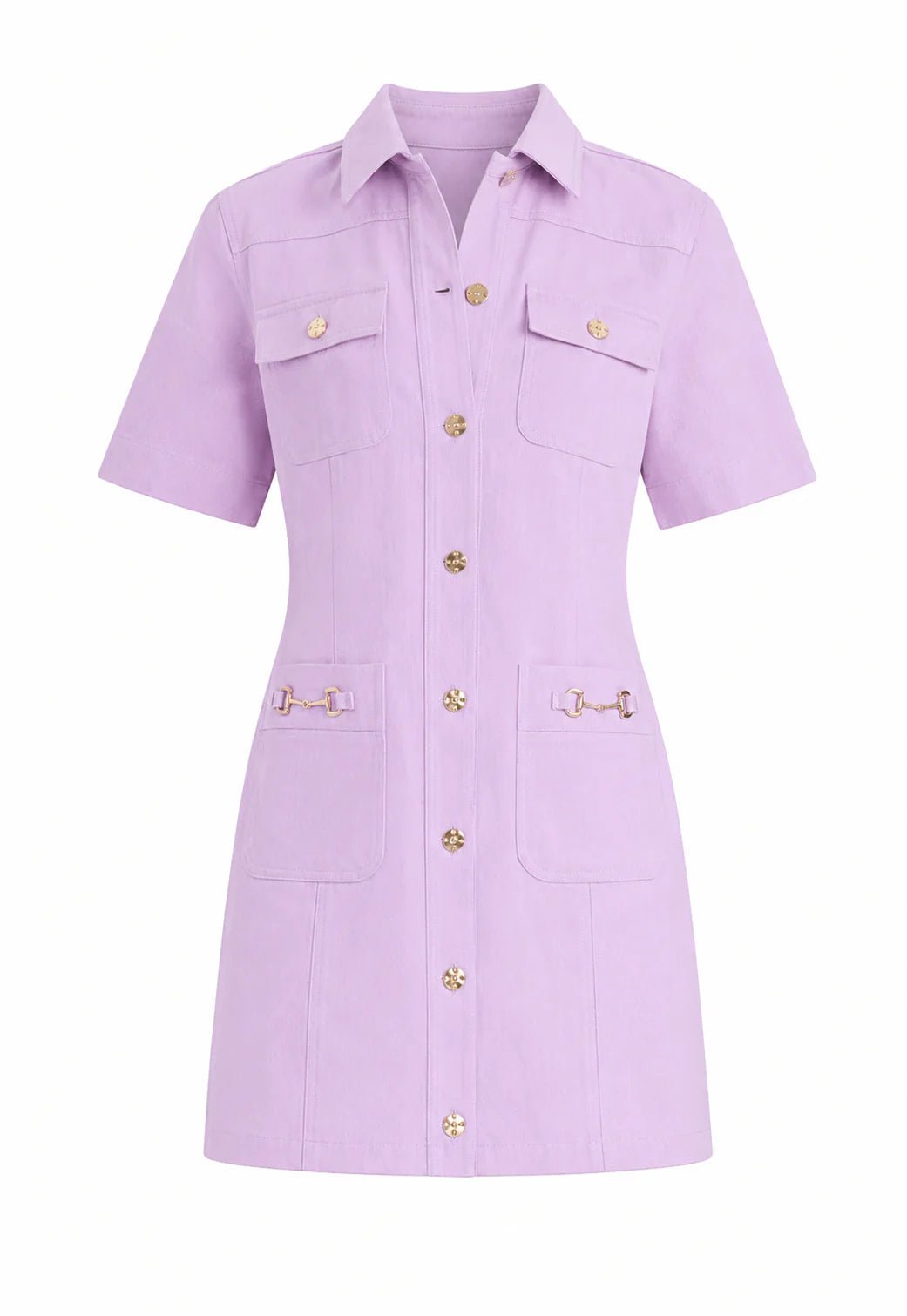 Karina Grimaldi Flora Denim Mini Dress - Capri by Sunset & Co.