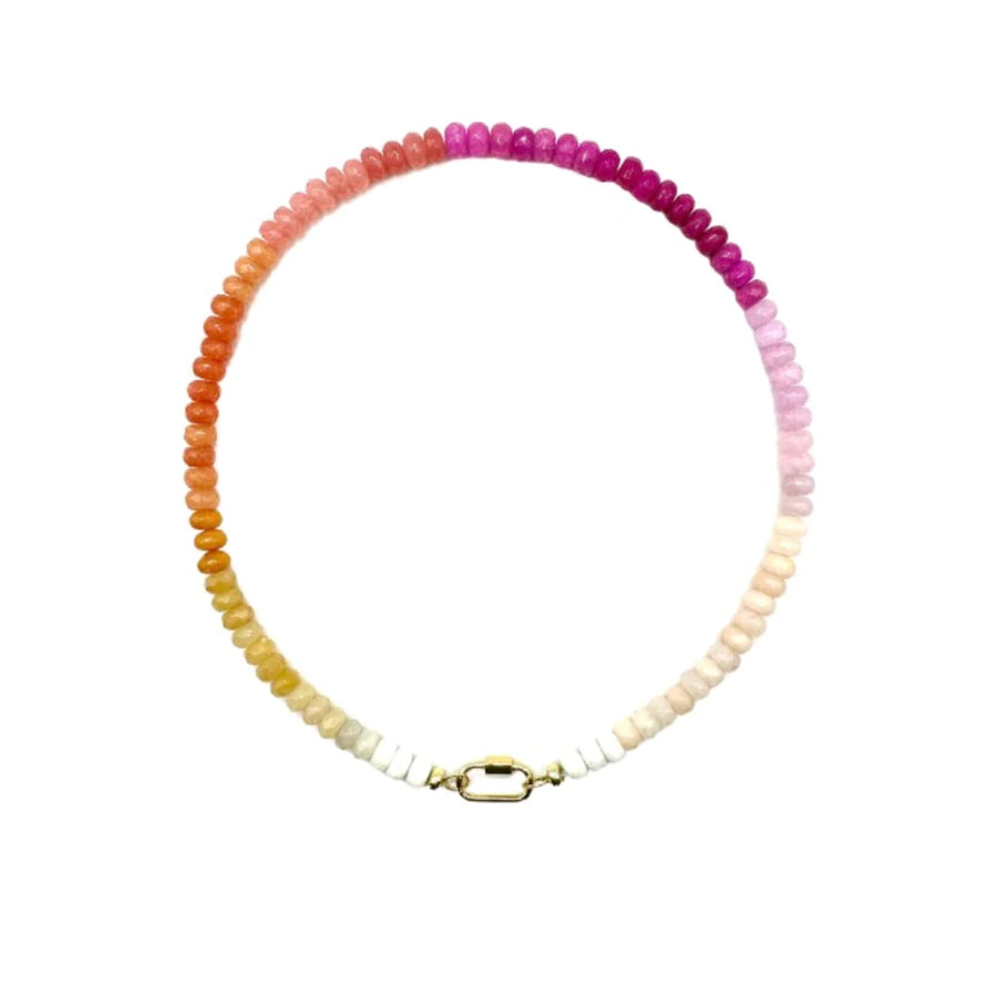Capri by Sunset Tequila Sunrise Collar Necklace