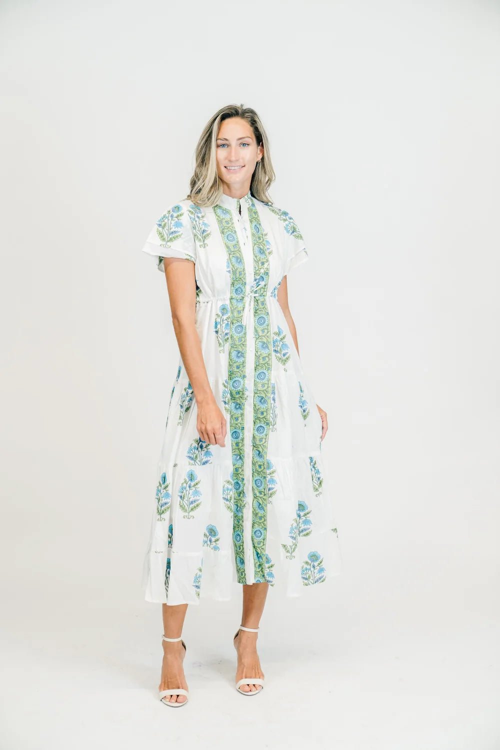 Victoria Dunn Magnolia Flutter Dress - Capri by Sunset & Co.