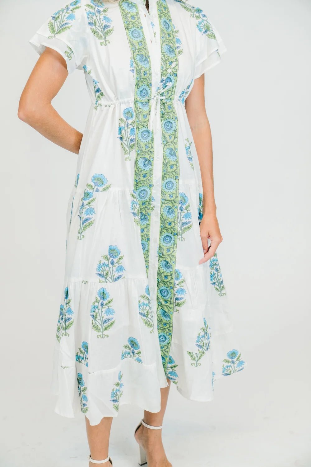 Victoria Dunn Magnolia Flutter Dress - Capri by Sunset & Co.