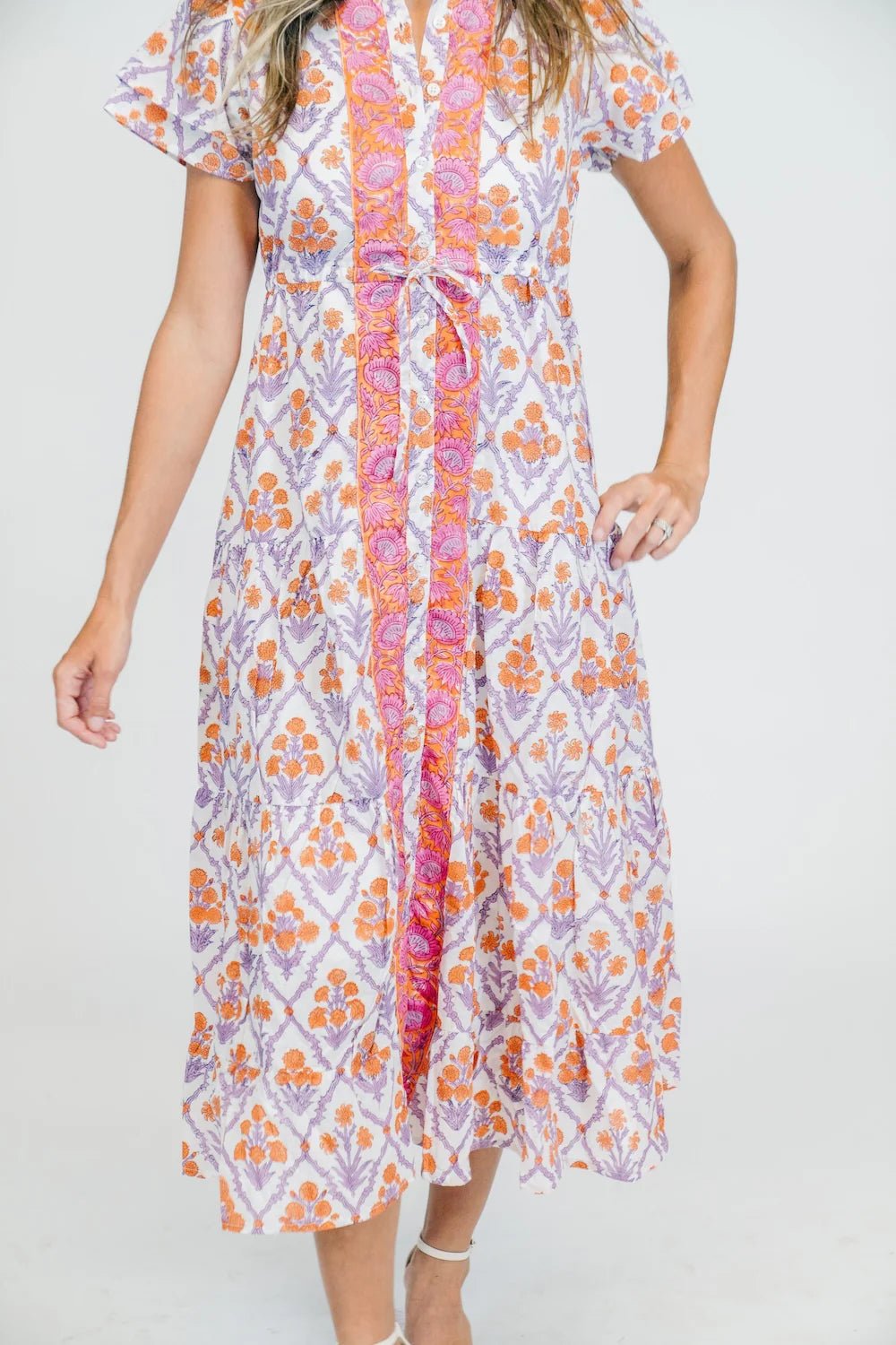 Victoria Dunn Magnolia Flutter Dress - Capri by Sunset & Co.