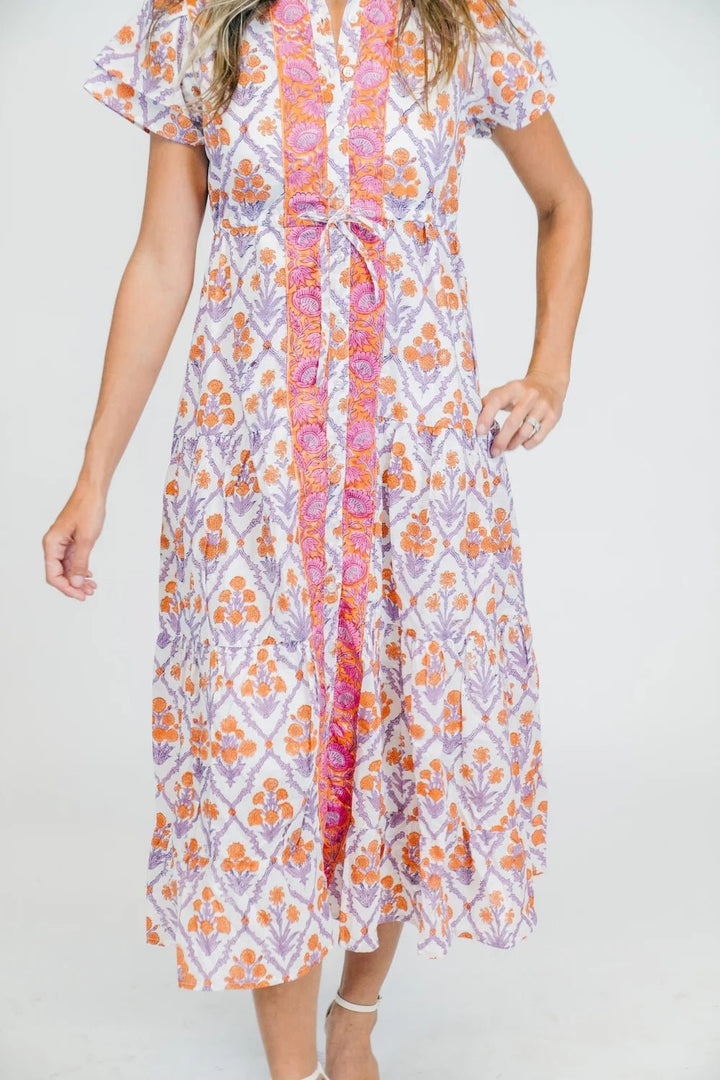 Victoria Dunn Magnolia Flutter Dress - Capri by Sunset & Co.