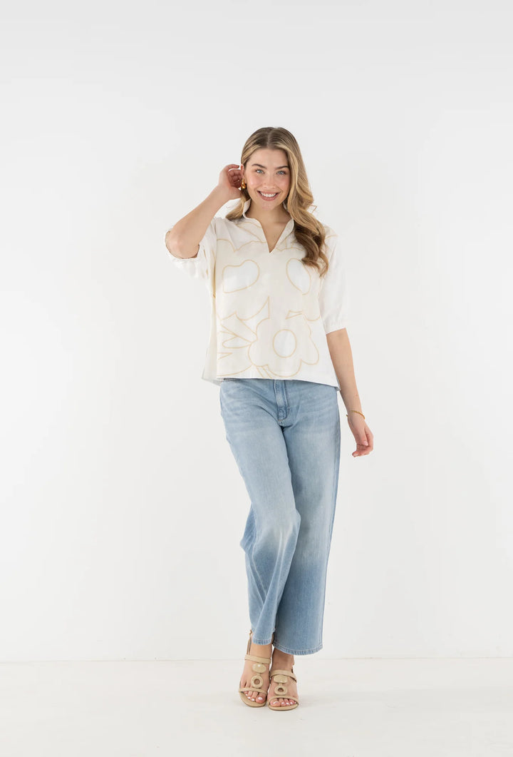 Emily McCarthy Poppy Top - Capri by Sunset & Co.