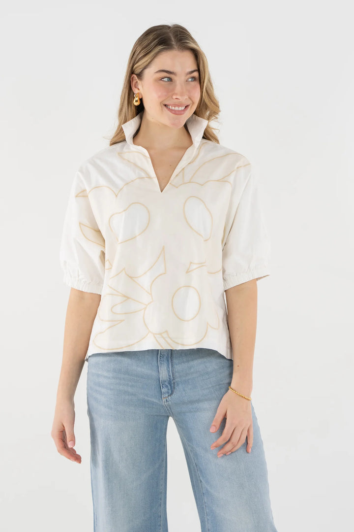 Emily McCarthy Poppy Top - Capri by Sunset & Co.