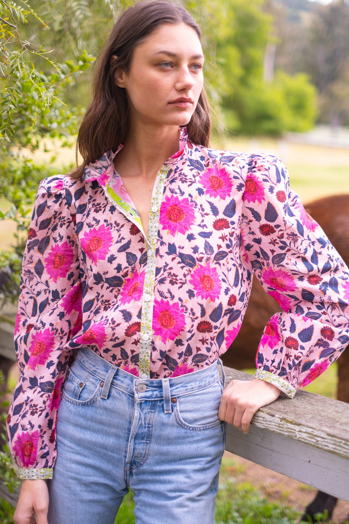 Bell by Alicia Bell Violet Blouse - Capri by Sunset & Co.