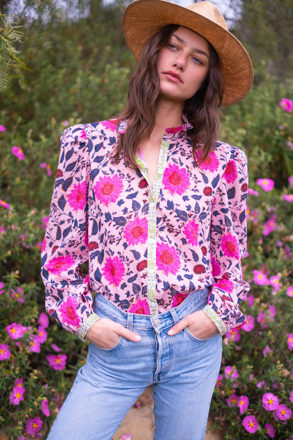 Bell by Alicia Bell Violet Blouse - Capri by Sunset & Co.