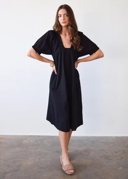 Marakesh Dress - Black Woven
