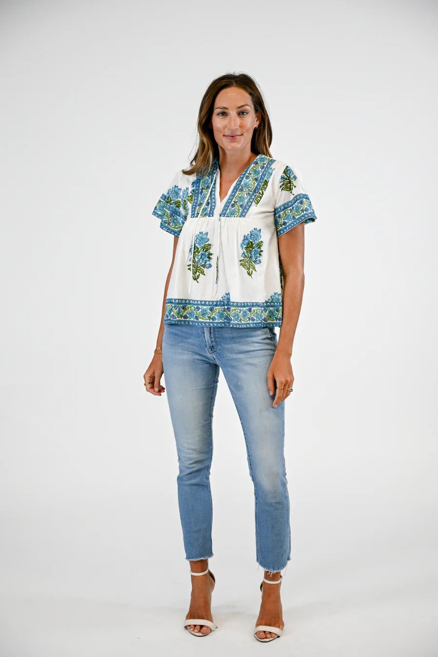 Victoria Dunn Catalina Blouse - Capri by Sunset & Co.