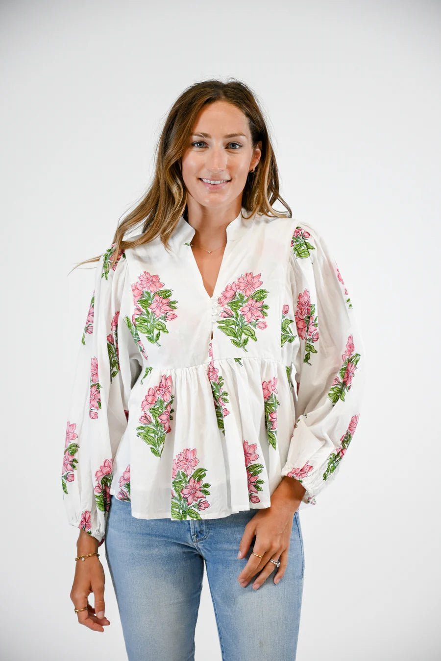 Victoria Dunn Bluffton Blouse - Capri by Sunset & Co.
