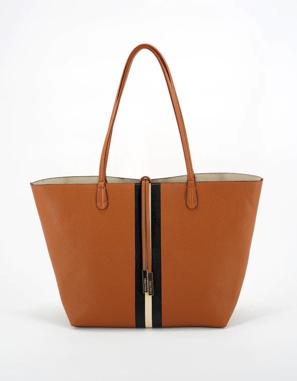 Remi/Reid Departure Perforated Square Tote - Capri by Sunset & Co.