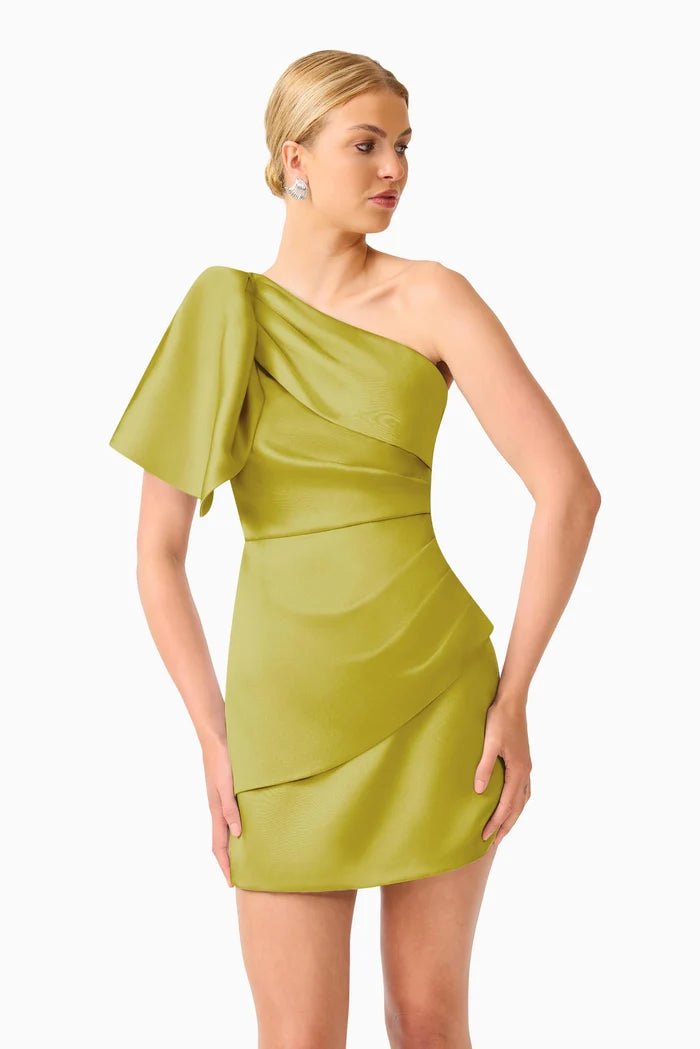 Elliatt Camellin One Shoulder Mini Dress - Capri by Sunset & Co.