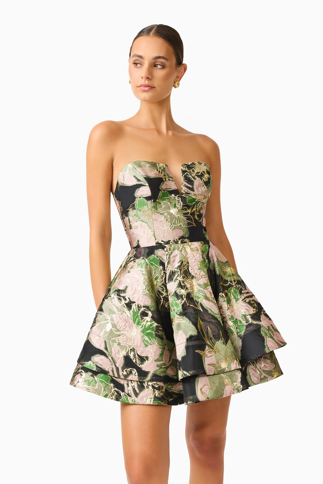 Elliatt Florayne Sweetheart Mini Dress - Capri by Sunset & Co.