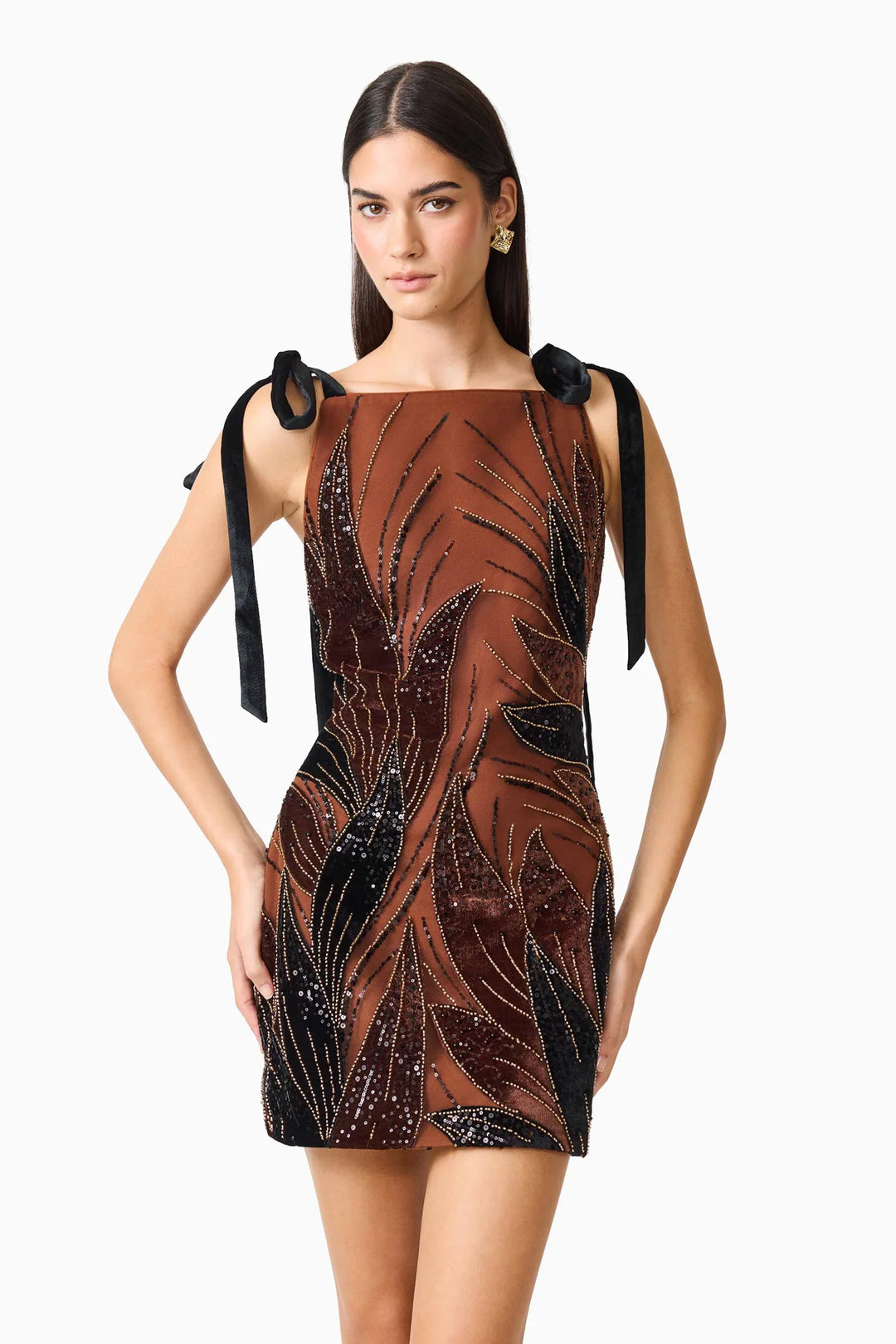 Elliatt Giada Embellished Mini Dress - Capri by Sunset & Co.