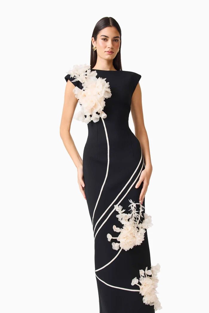 Elliatt Martina Applique Gown - Capri by Sunset & Co.