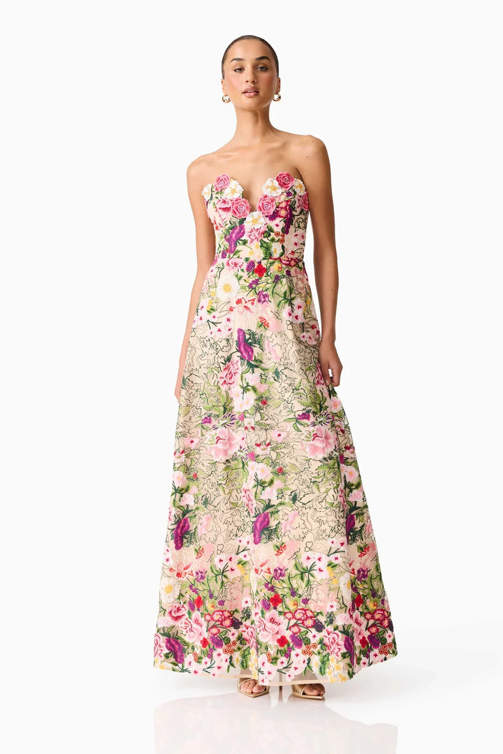 Elliatt Flora Gown - Capri by Sunset & Co.