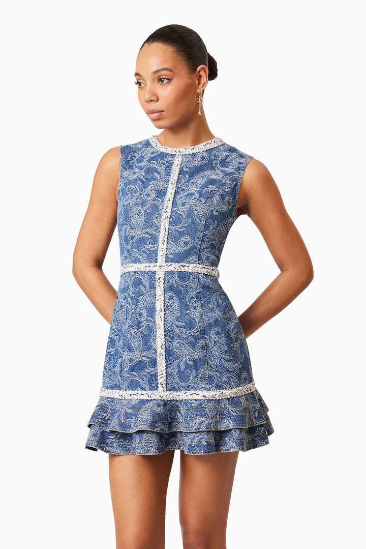 Elliatt Denver Ruffled Mini Dress - Capri by Sunset & Co.