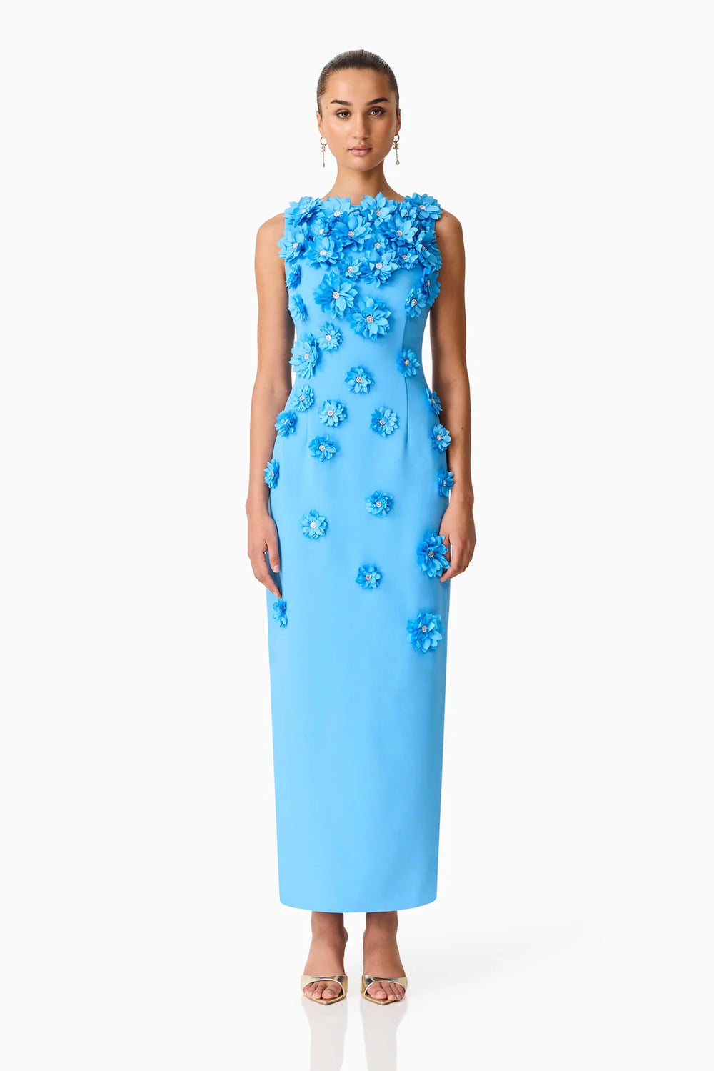 Elliatt Dali Floral Gown - Capri by Sunset & Co.