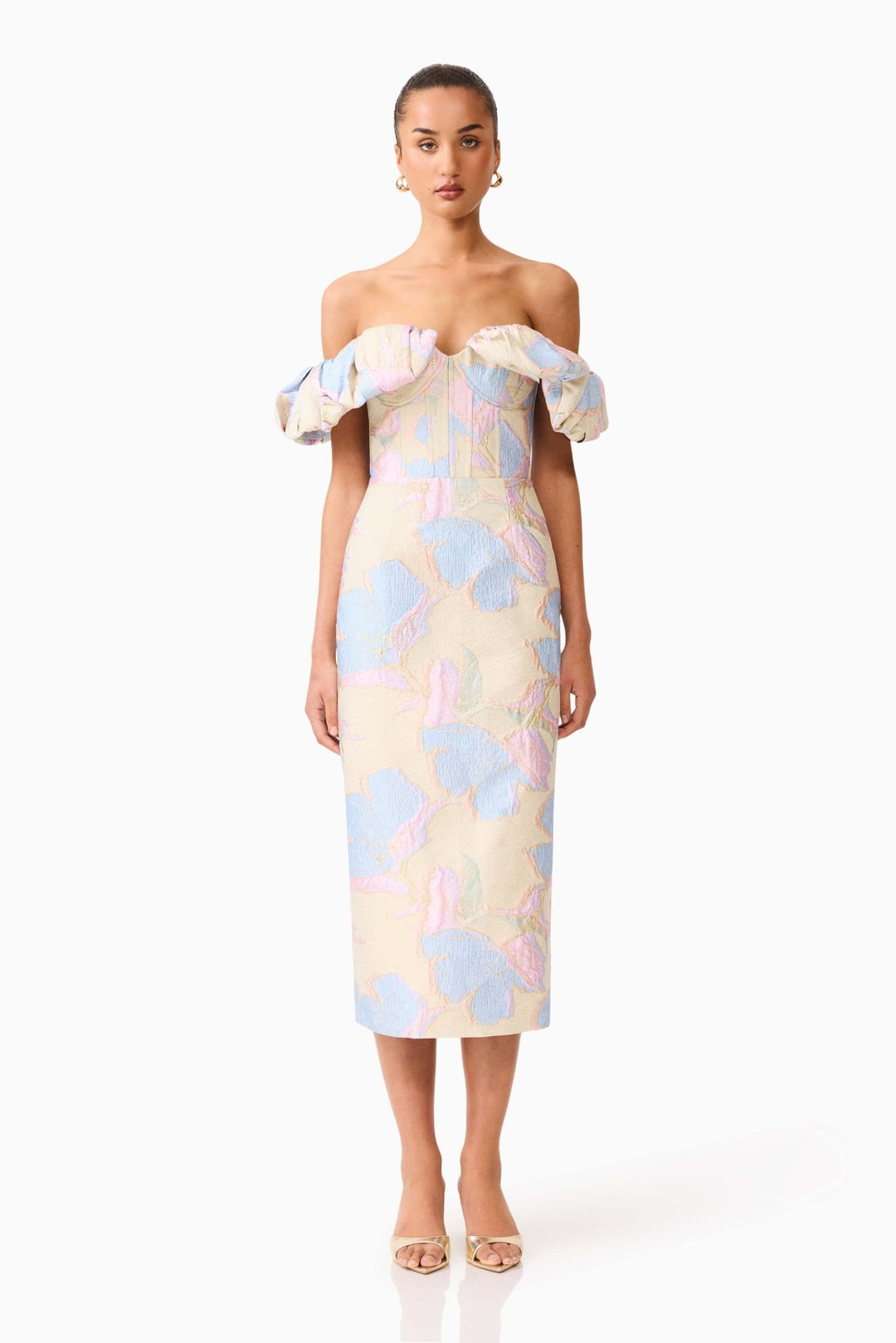 Elliatt Marlene Strapless Midi Dress - Capri by Sunset & Co.