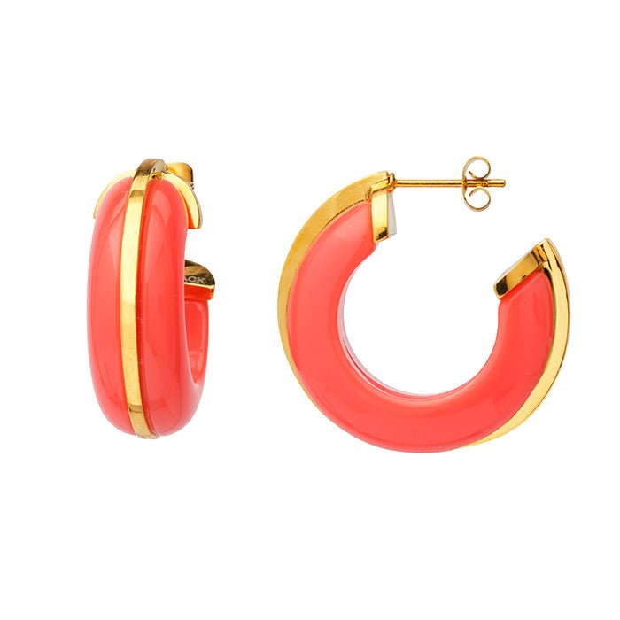 Lucas Jack Gold - Tone Hoops - Capri by Sunset & Co.