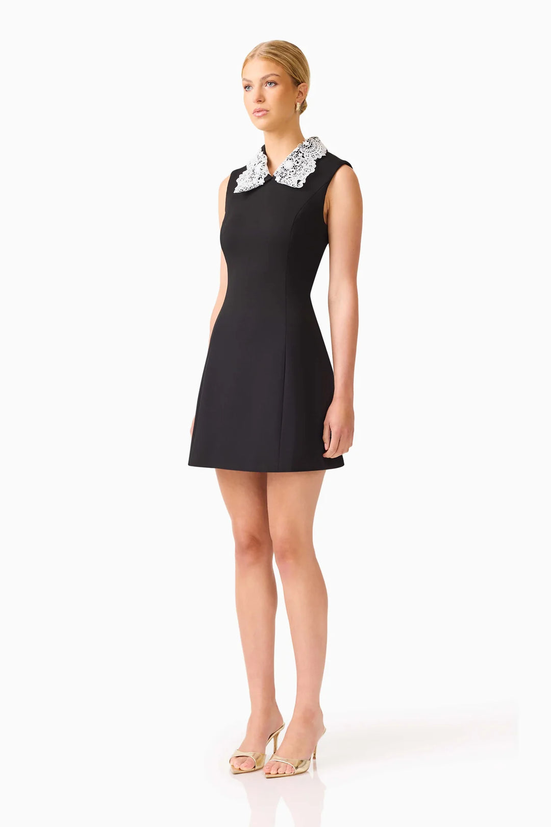 Elliatt Elysia Lace Collar Mini Dress