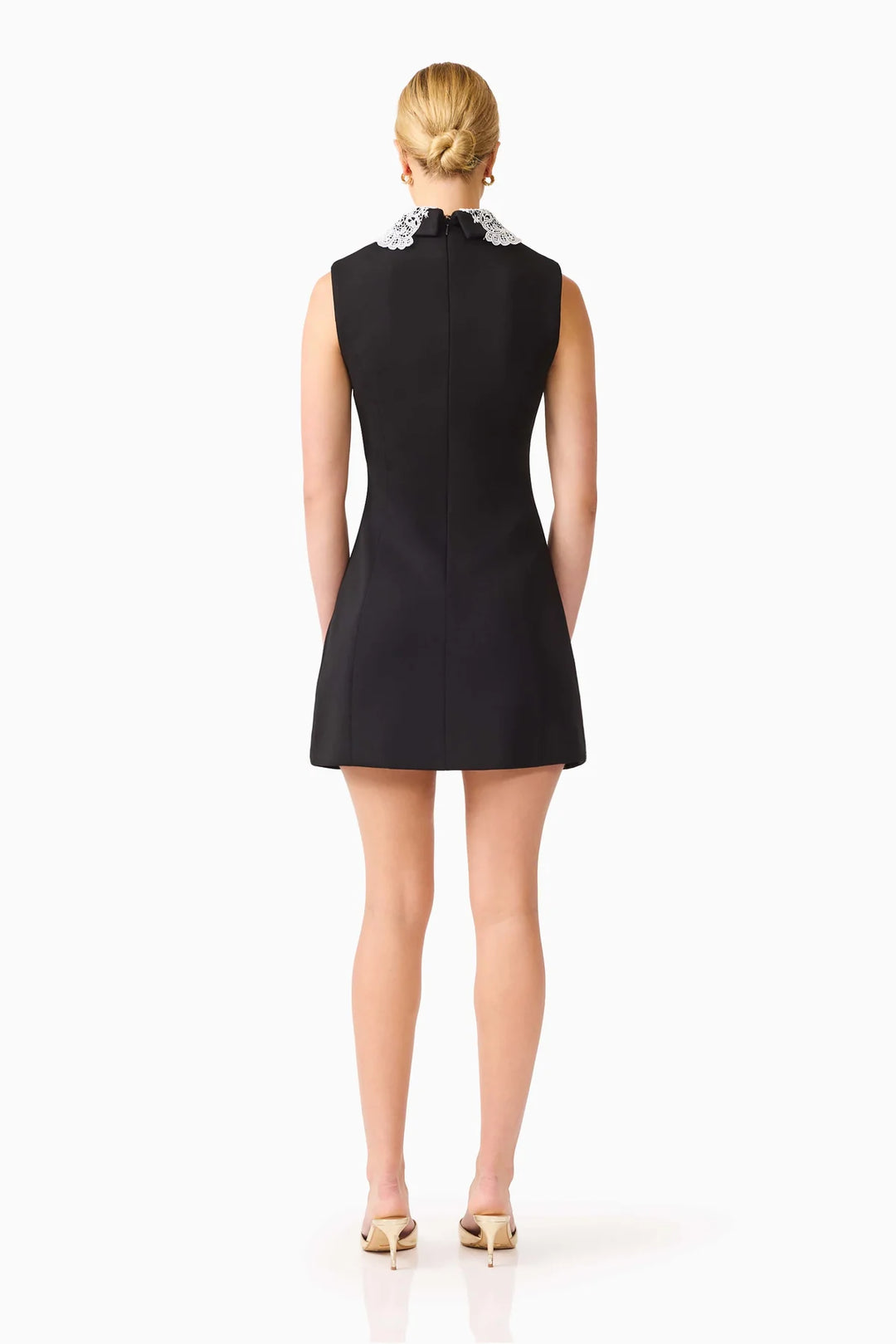 Elliatt Elysia Lace Collar Mini Dress