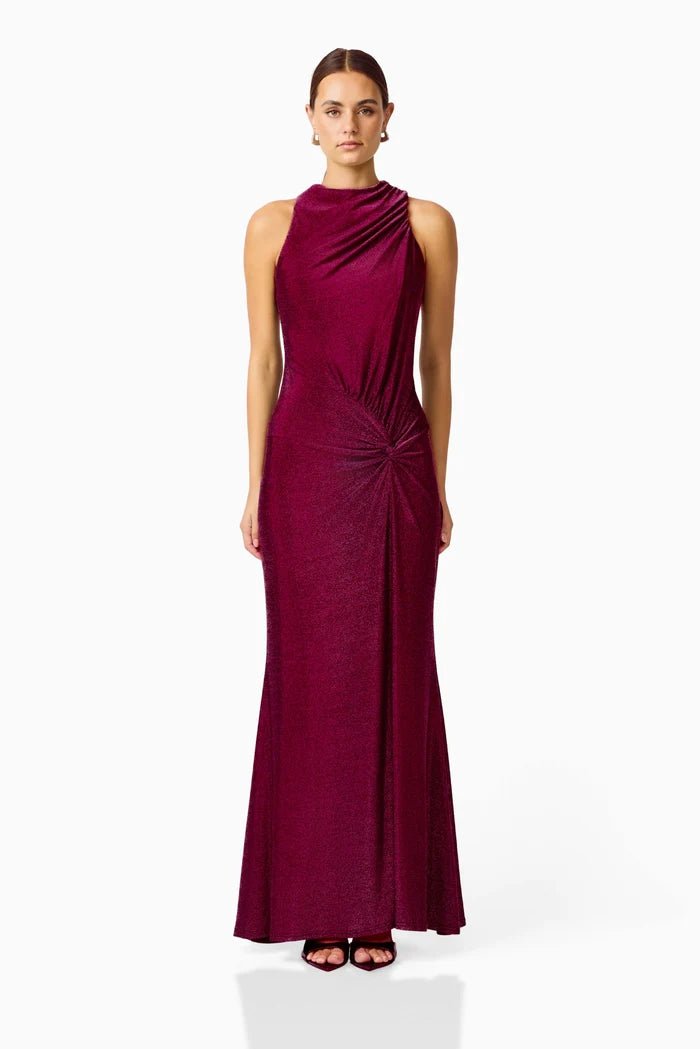 Elliatt Genovia High Neck Gown - Capri by Sunset & Co.