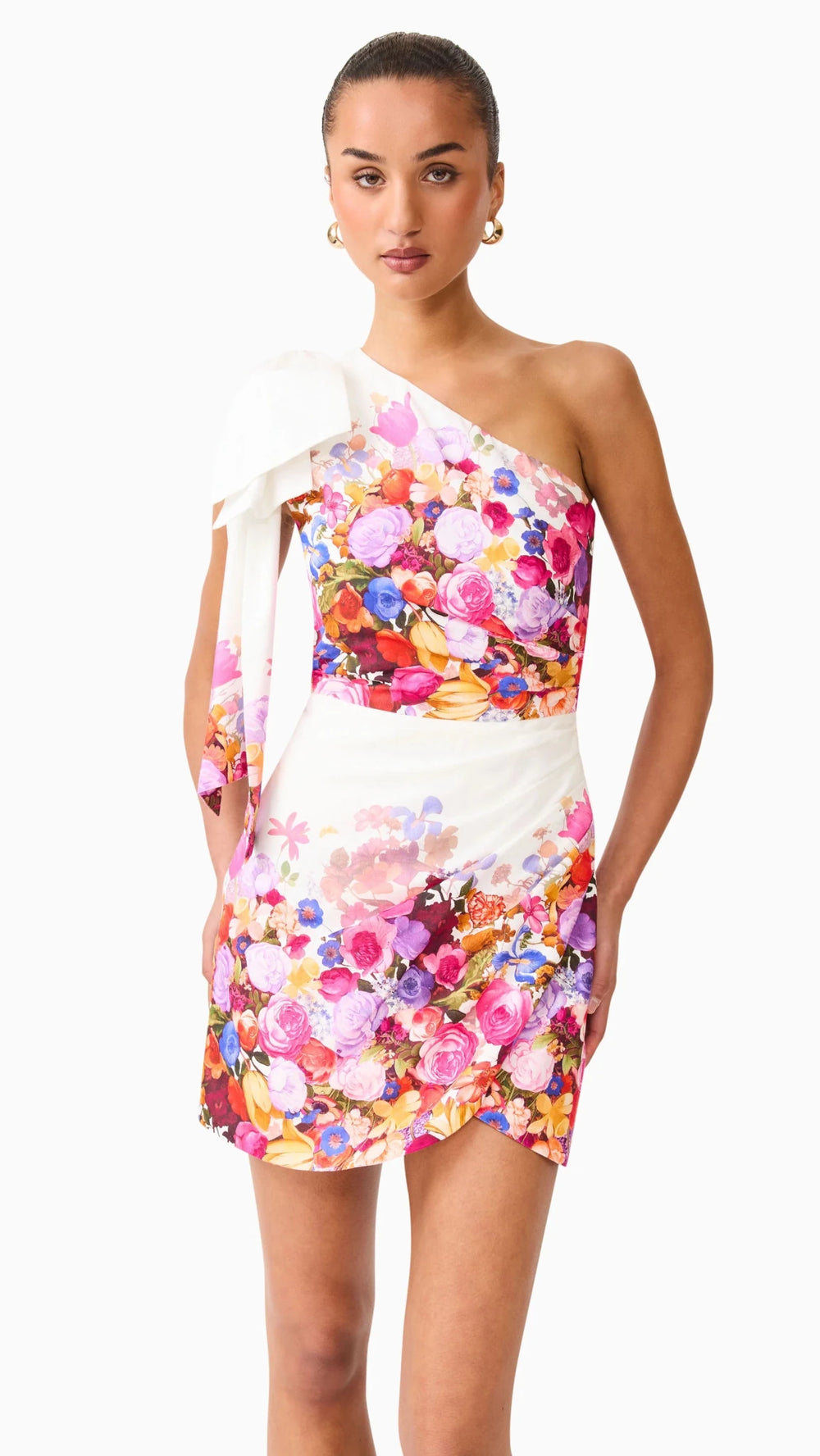 Elliatt Alice One Shoulder Mini Dress - Capri by Sunset & Co.