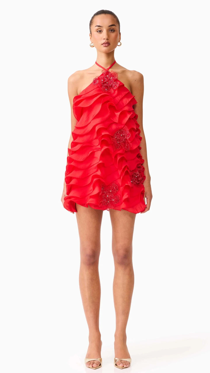 Elliatt Yvette Ruffle Mini Dress - Capri by Sunset & Co.