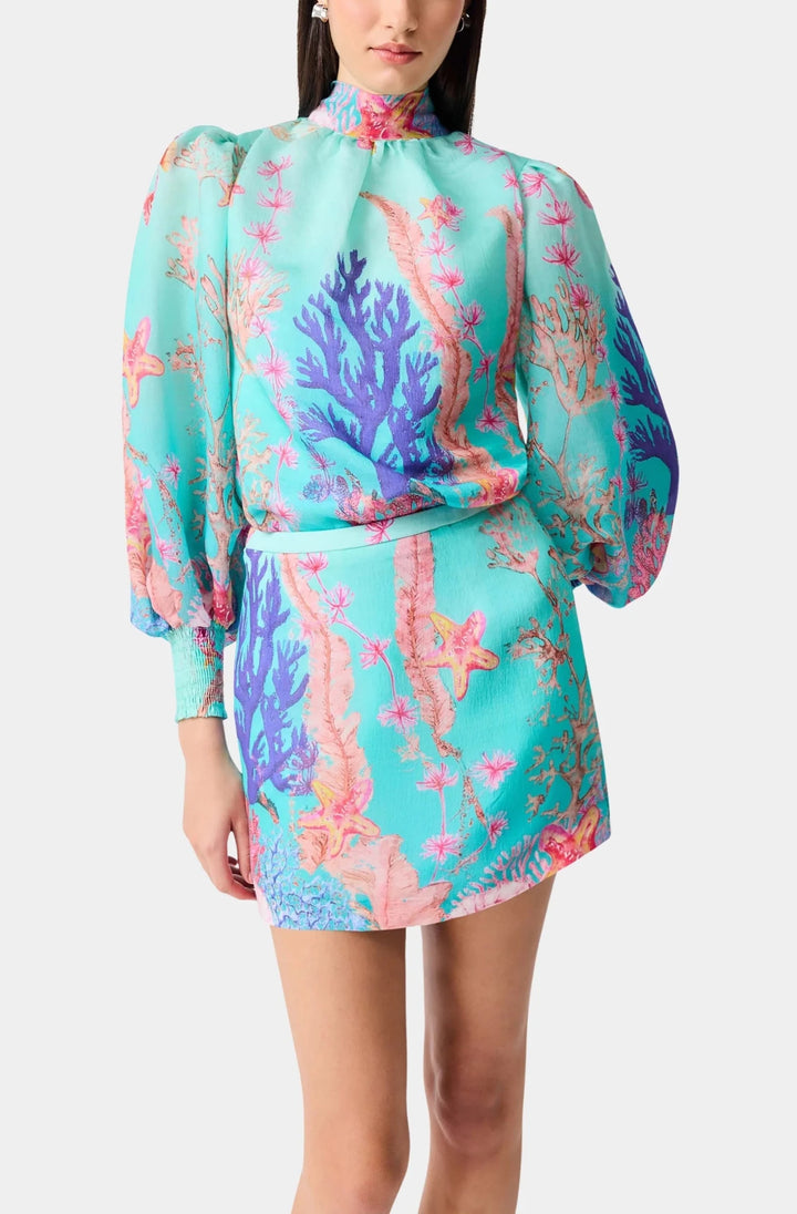 Elliatt Coral Mini Skirt - Capri by Sunset & Co.