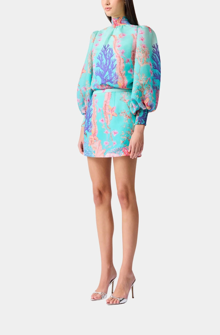 Elliatt Coral Mini Skirt - Capri by Sunset & Co.