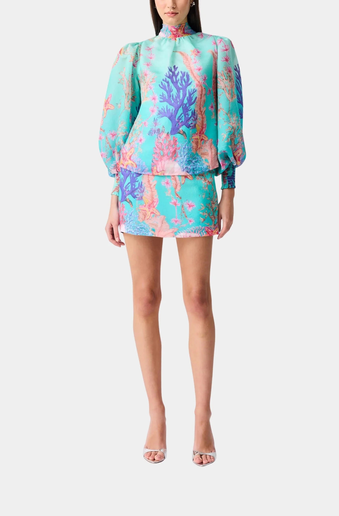 Elliatt Coral Mini Skirt - Capri by Sunset & Co.