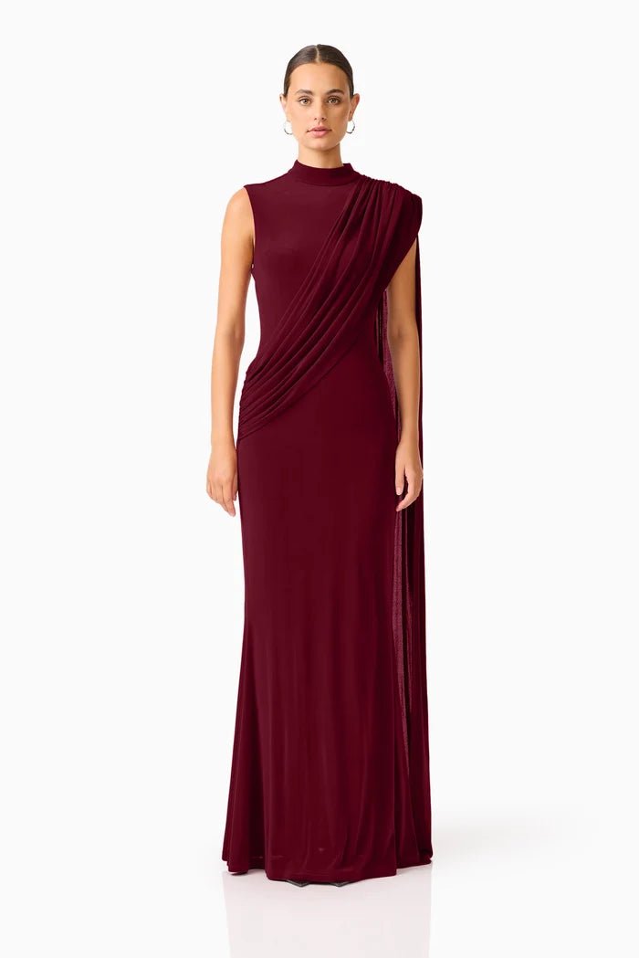 Elliatt Tuloria Sash Gown - Capri by Sunset & Co.