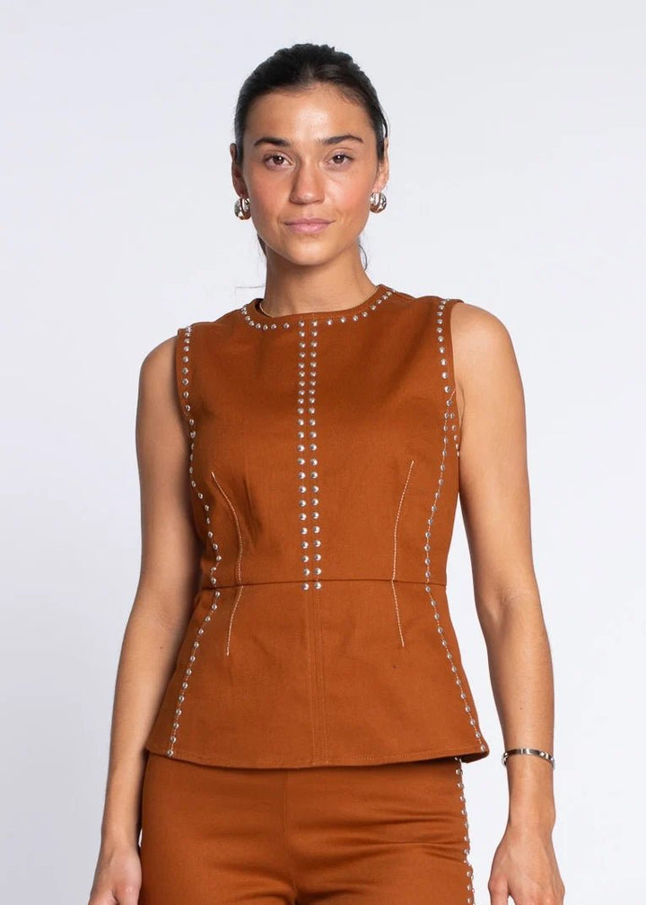 Elizabeth James The Label Claire Top - Capri by Sunset & Co.