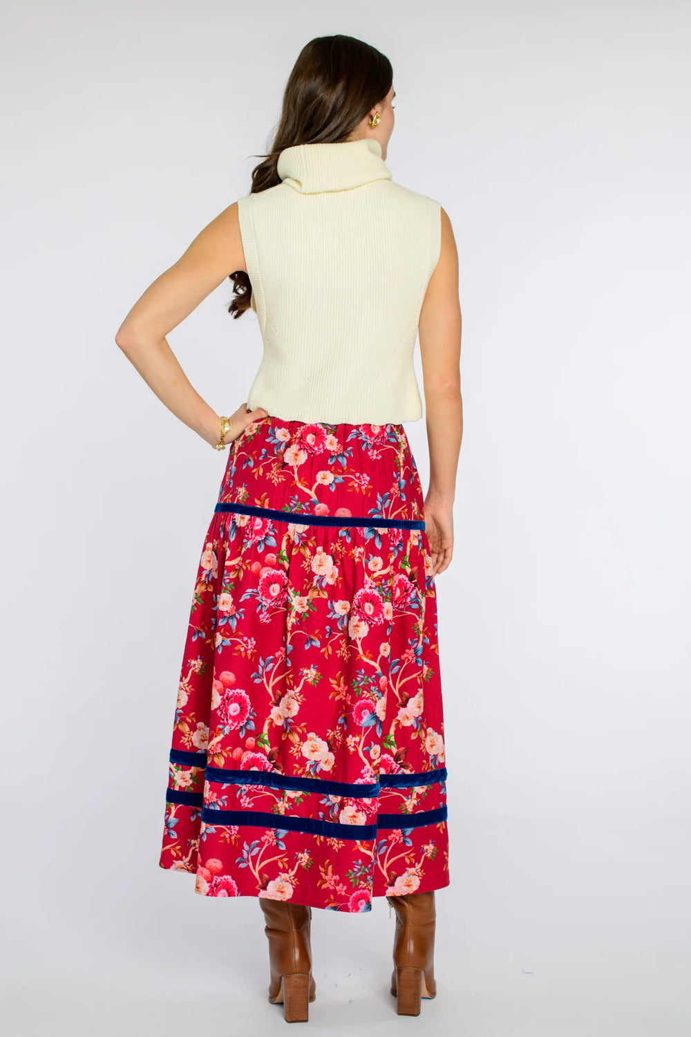 Elizabeth James The Label Phoebe Skirt - Capri by Sunset & Co.