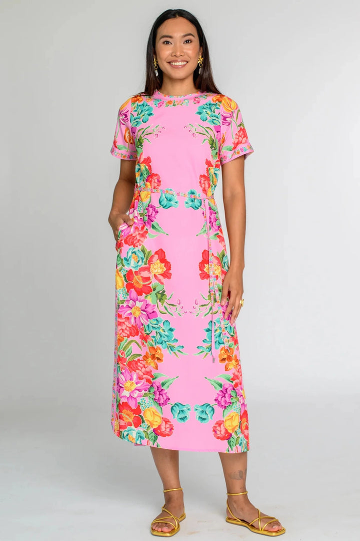 Elizabeth James the Label Tess Midi Dress - Capri by Sunset & Co.