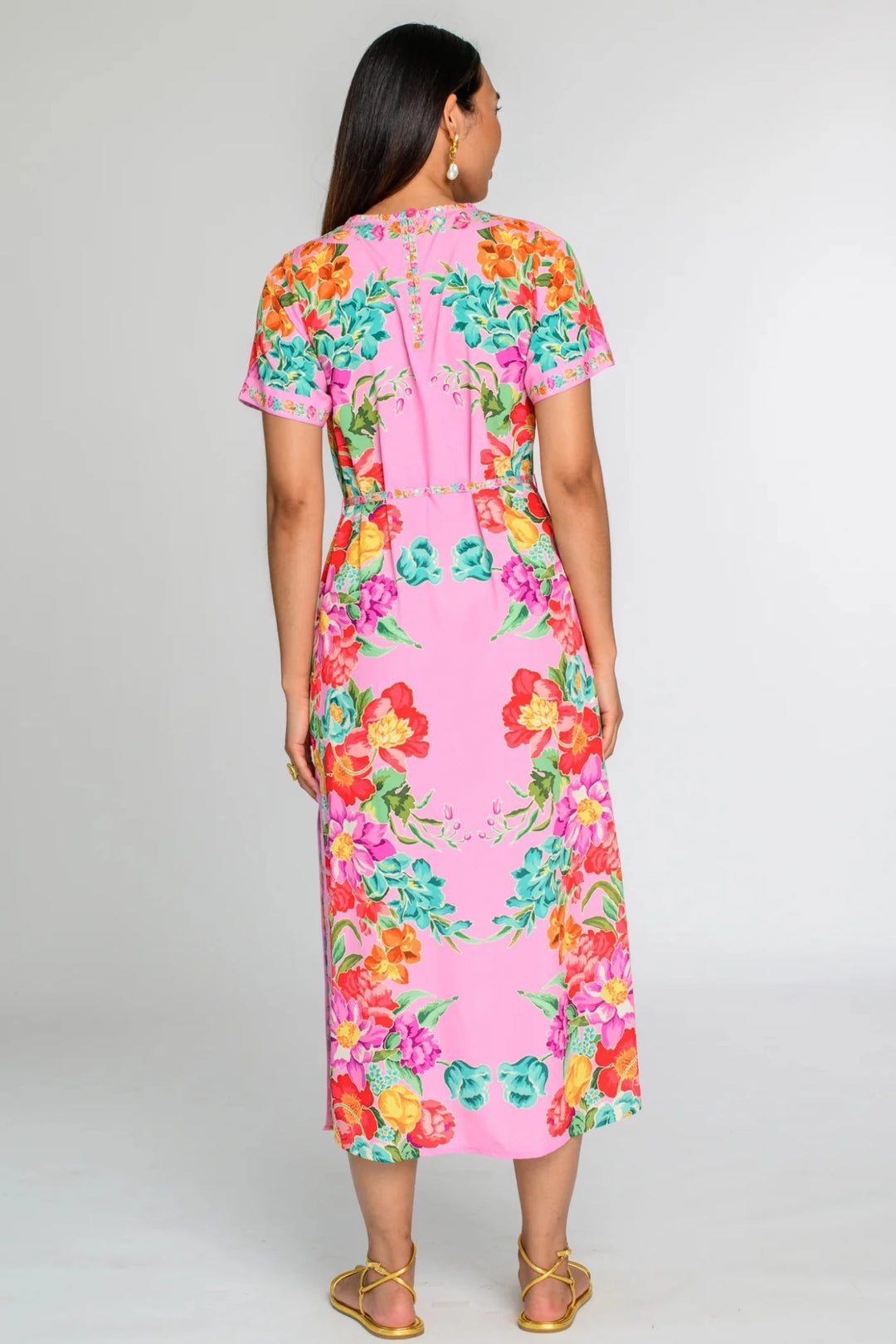 Elizabeth James the Label Tess Midi Dress - Capri by Sunset & Co.