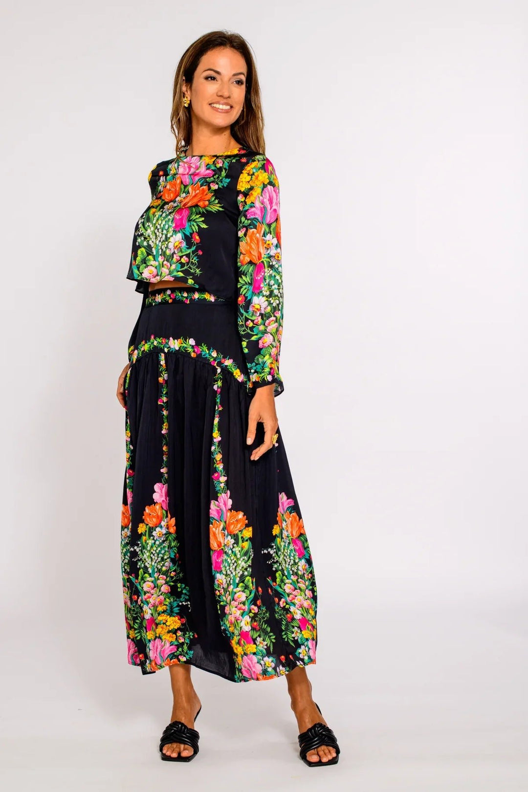 Elizabeth James The Label Phoebe Skirt - Capri by Sunset & Co.