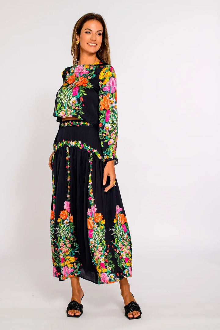 Elizabeth James The Label Phoebe Skirt - Capri by Sunset & Co.